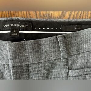 Banana Republic Gray Sloan Trouser with black flecks